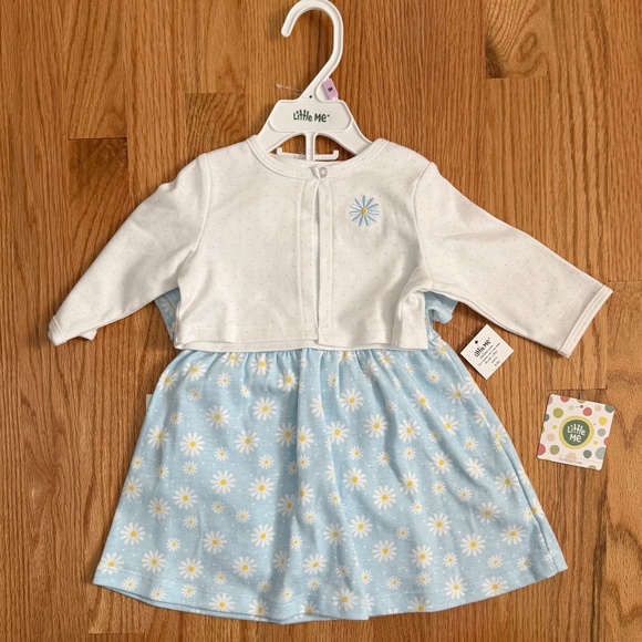 Little Me Baby Girl 3 Piece Dress Set - Picture 1 of 11